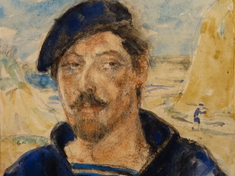 1864-Archibald Standish Hartrick - Paul Gauguin